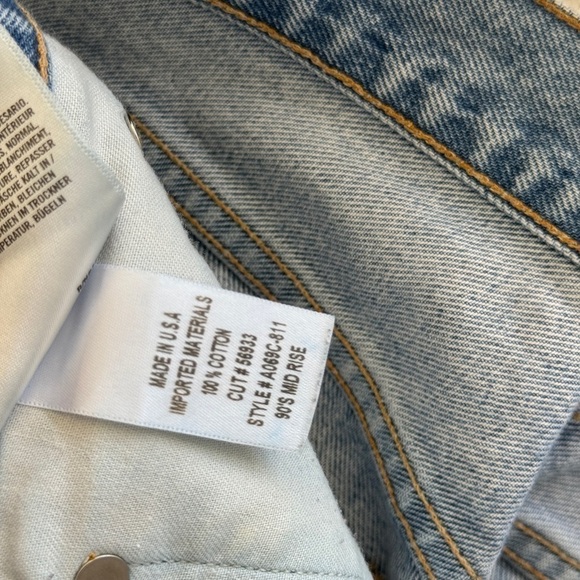 AGOLDE 90’s Ripped Jeans in Fall Out 26 - Picture 6 of 8